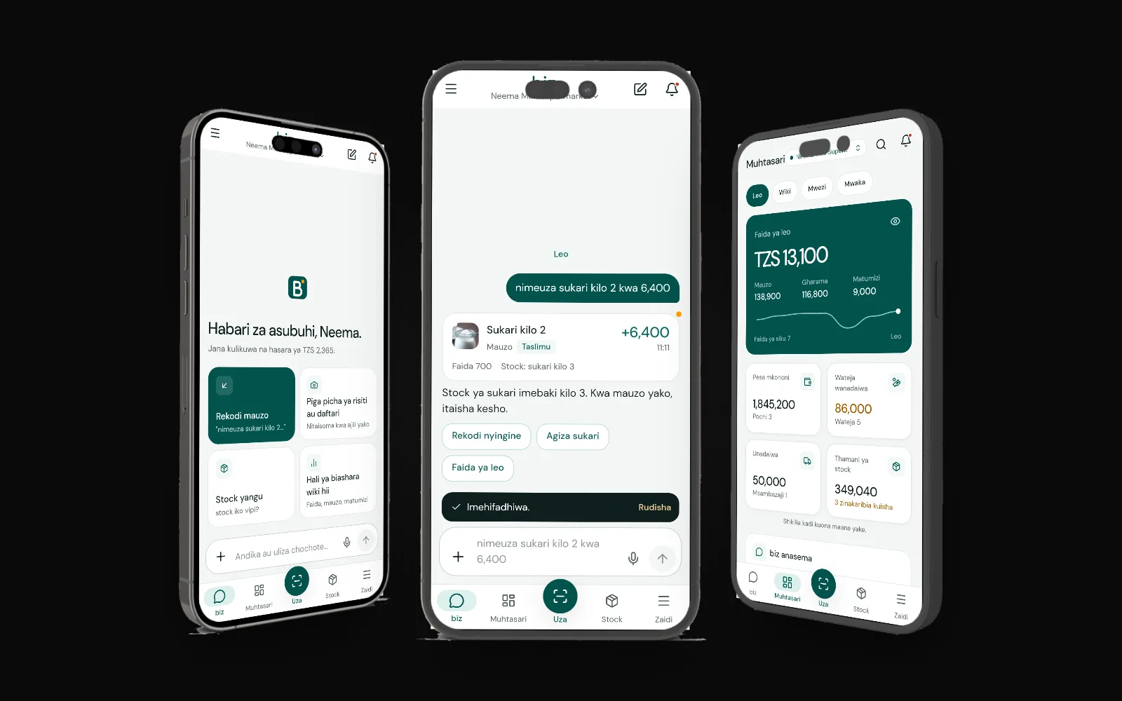 Biz, Business records by chat