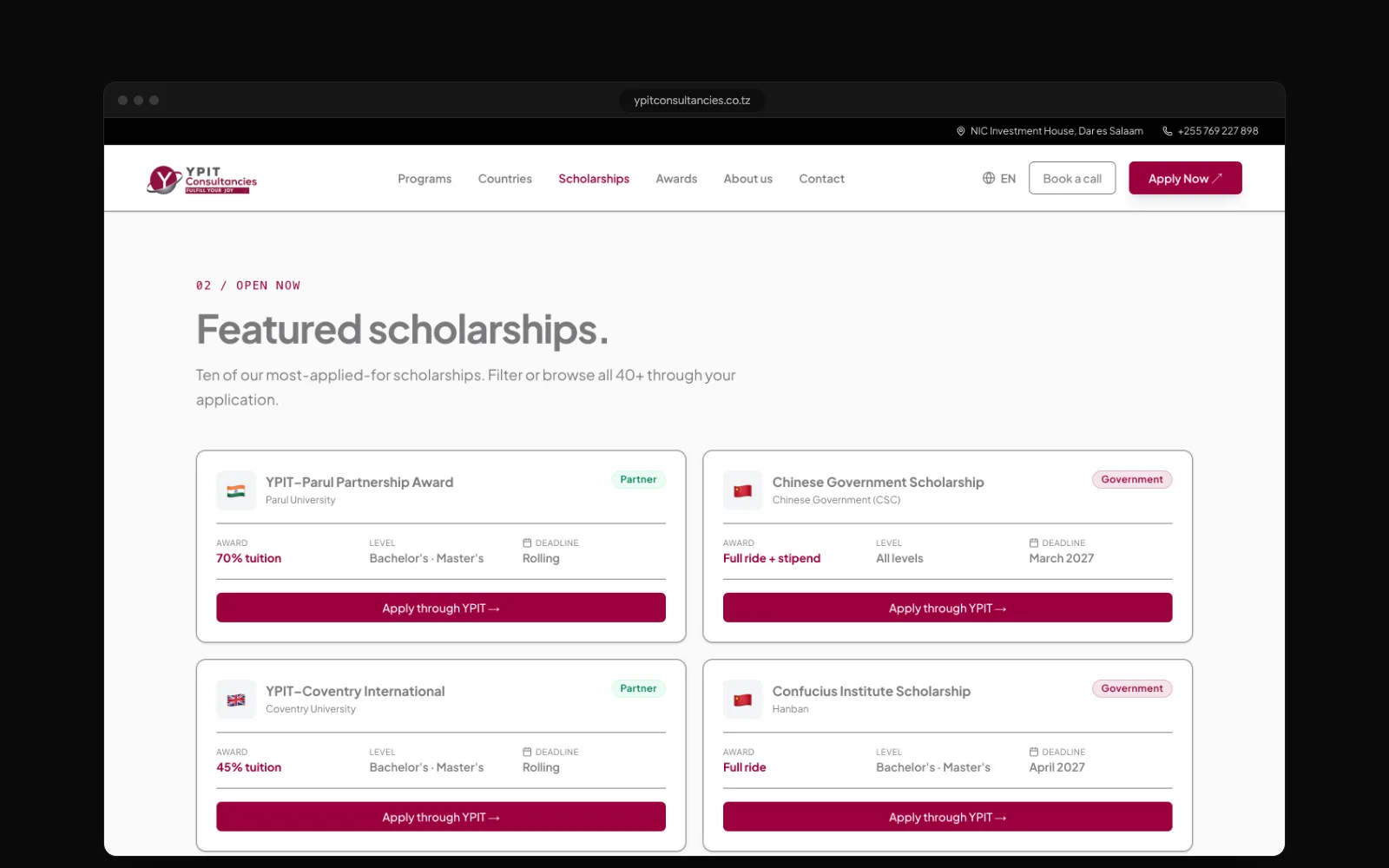 YPIT Consultancies on desktop